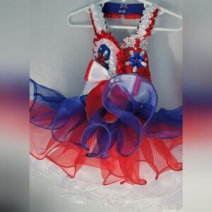 Red white blue dress